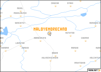 map of Maloye Morechno