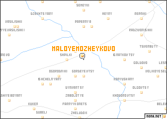 map of Maloye Mozheykovo