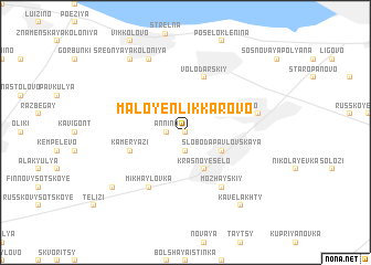 map of Maloye Nlikkarovo