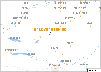 map of Maloye Nosakino