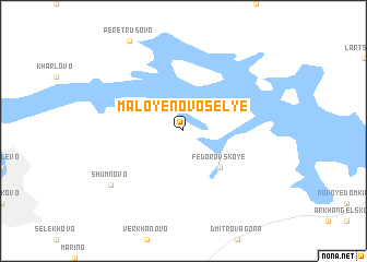 map of Maloye Novosel\