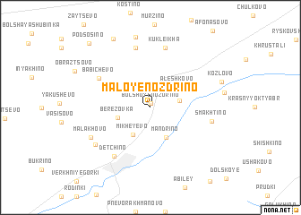 map of Maloye Nozdrino