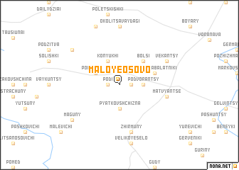 map of Maloye Osovo