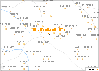 map of Maloye Ozërnoye