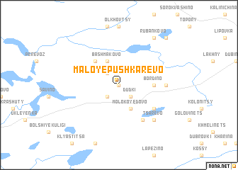 map of Maloye Pushkarëvo