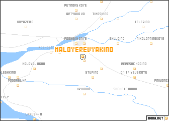 map of Maloye Revyakino