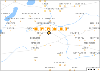 map of Maloye Ruddilovo