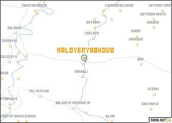 map of Maloye Ryabkovo