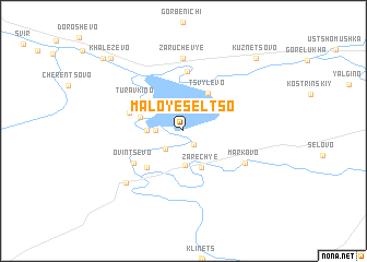 map of Maloye Sel\