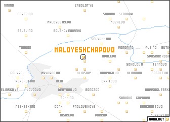 map of Maloye Shchapovo