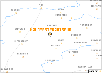 map of Maloye Stepantsevo