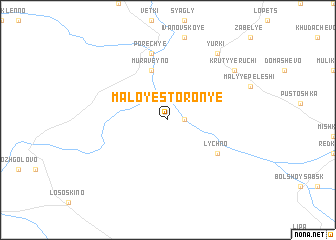 map of Maloye Storon\