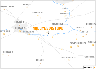 map of Maloye Svistovo