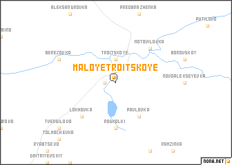 map of Maloye Troitskoye