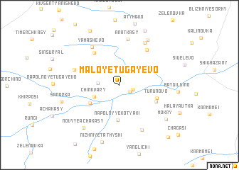 map of Maloye Tugayevo