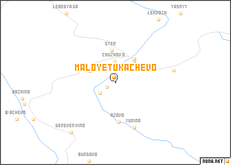 map of Maloye Tukachevo