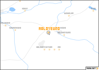 map of Maloye Uro