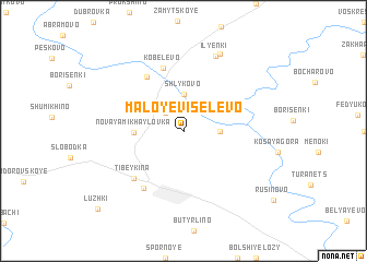 map of Maloye Viselëvo