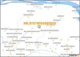 map of Maloye Yandusanovo