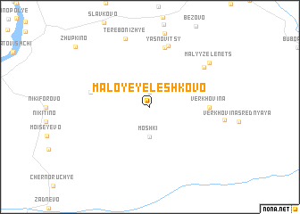 map of Maloye Yeleshkovo