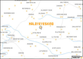 map of Maloye Yes\