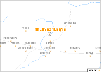 map of Maloye Zales\