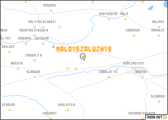 map of Maloye Zaluzhʼye