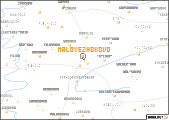 map of Maloye Zhokovo