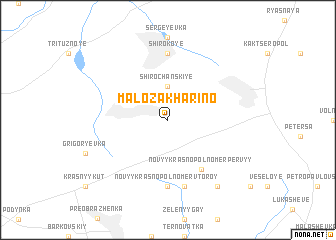 map of Malo-Zakharino
