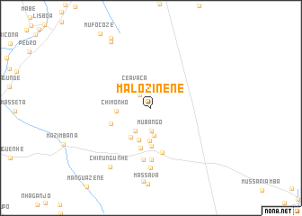 map of Malozinene