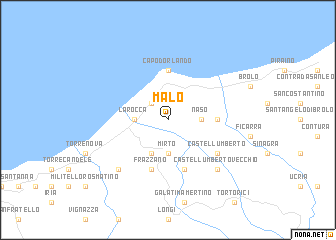 map of Malò