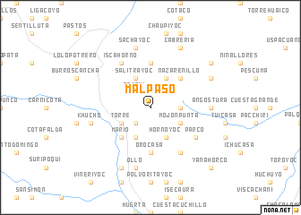 map of Malpaso