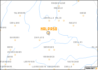 map of Mal Paso