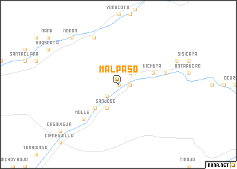 map of Mal Paso