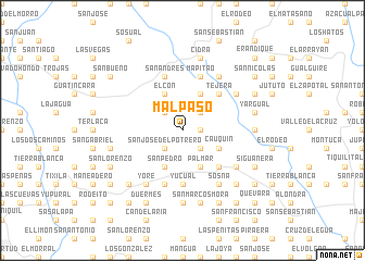 map of Mal Paso