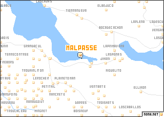 map of Malpasse