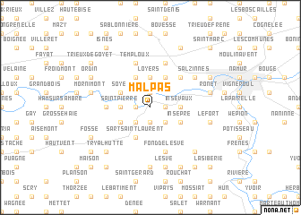 map of Malpas