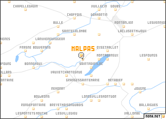 map of Malpas