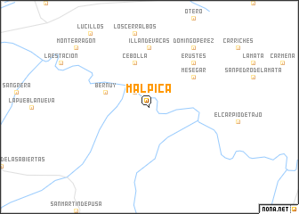 map of Malpica