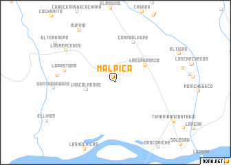 map of Malpica