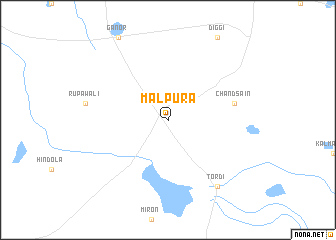 map of Mālpura