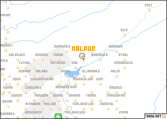 map of Malpur