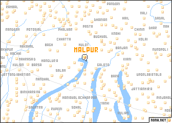 map of Malpur