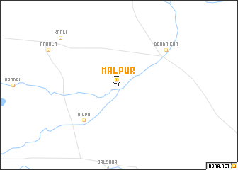 map of Mālpur