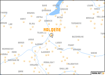 map of Malqenë