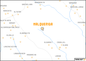 map of Malquerida