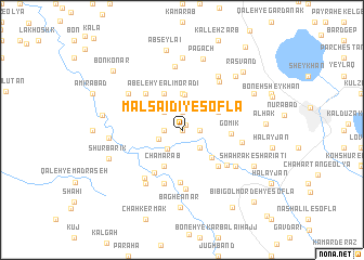 map of Mālsa‘īdī-ye Soflá