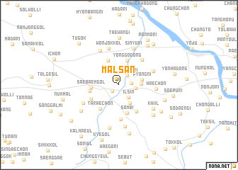 map of Malsan
