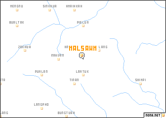 map of Malsawm