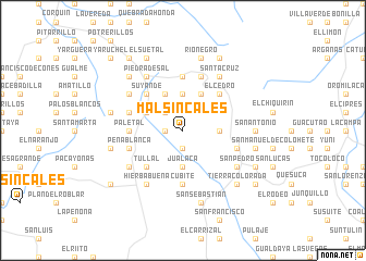 map of Malsincales